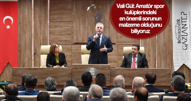 Spor Şehri Gaziantep’e tam destek