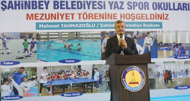Sporun ve sporcunun dostu Şahinbey Belediyesi