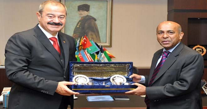 Sri Lanka’nın Ankara Büyükelçisi GSO’yu Ziyaret Etti