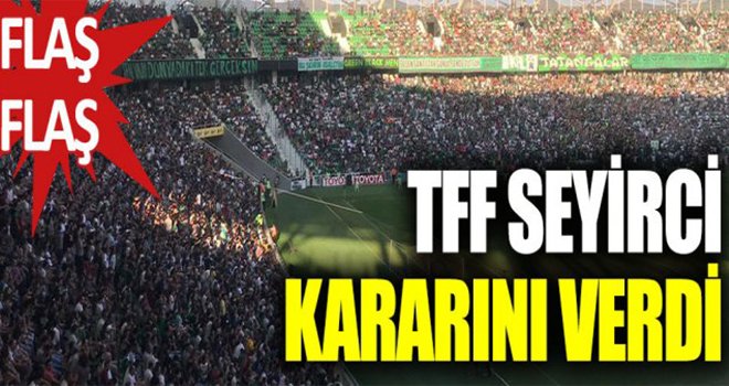 Stadyumlara seyirci kısıtlaması kaldırılıyor