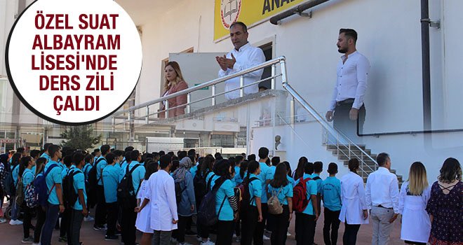 Suat Albayram öğrencileri ders başı yaptı