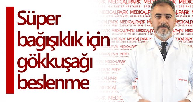 Süper bağışıklık için gökkuşağı beslenme