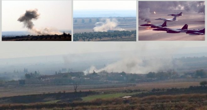 Suriye Sınırında Çatışma ve Hava Bombardımanı