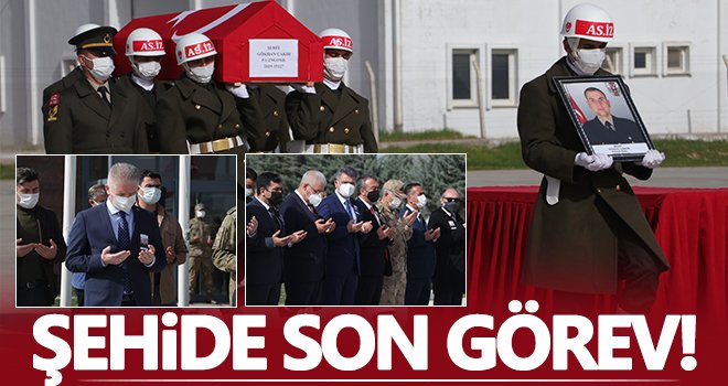 Suriye'de şehit olan Uzman Onbaşı Çakır memleketine uğurlandı