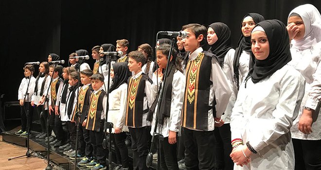 Suriyeli çocuklar Gaziantep için söyledi