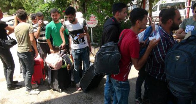 Suriyelilerin bayram ziyaretinden dönüşü sürüyor