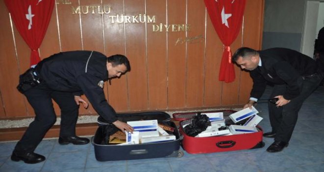 Suriyeliler'in evinde 710 paket kaçak sigara bulundu