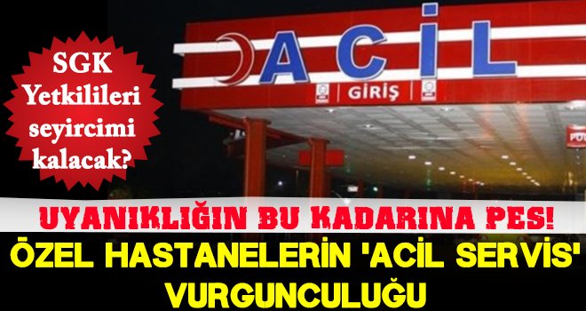 Taburcu etmeyi unutmuşlar!