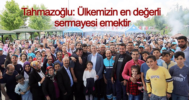 Tahmazoğlu, 1 Mayıs Emek ve Dayanışma Gününü kutladı