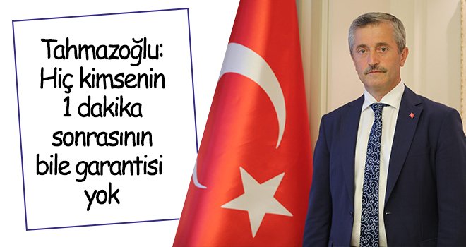 Tahmazoğlu: Kimse engelli olmayı istemez