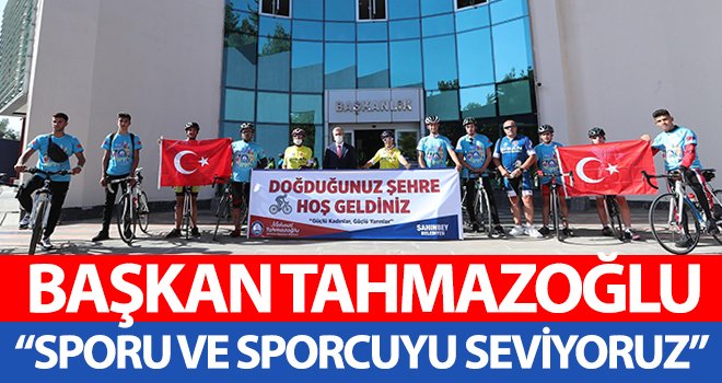 Tahmazoğlu: Spor için her türlü imkanı sunuyoruz