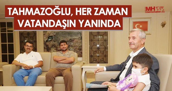 Tahmazoğlu, vatandaşlarla bir araya geldi