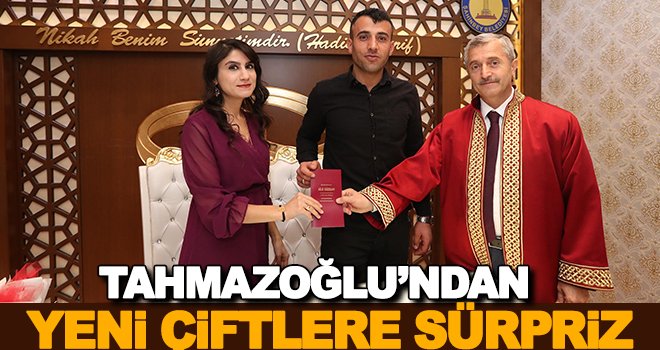 Tahmazoğlu, yeni çiftleri umreye gönderiyor!