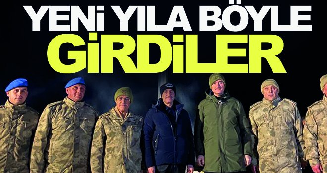 Tahmazoğlu, yeni yıla böyle girdi...