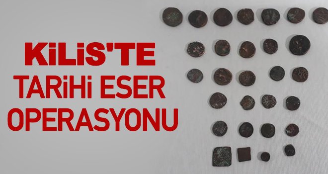 Tarihi eser operasyonu: 29 sikke ele geçirildi