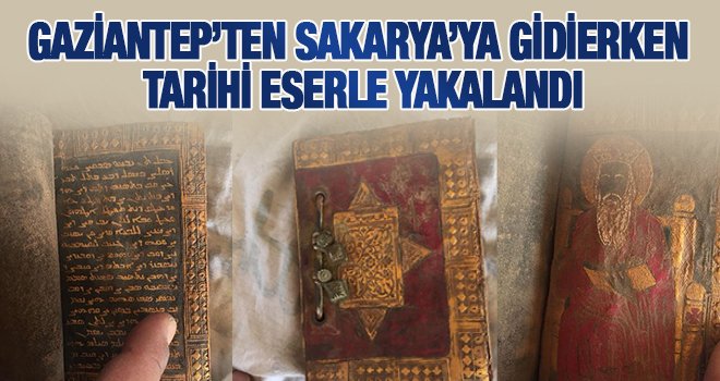 Tarihi eser özelliği taşıyan İncil ele geçirildi