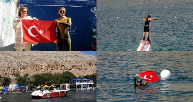 Tarihi Rumkale'de Su Sporları Festivali başladı