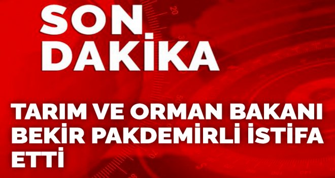 Tarım bakanlığında flaş değişiklik