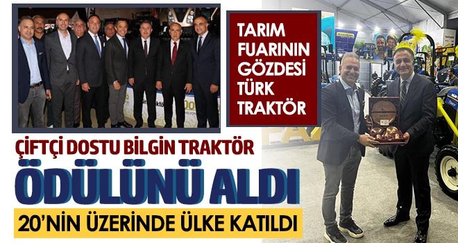 Tarım Fuarının gözdesi Türk traktör 