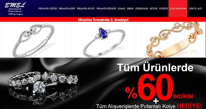 Tasarımda İtalya'yı geçen bir firma Emel pırlanta