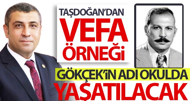 Taşdoğan'dan alkışlanacak girişim