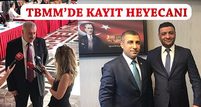TBMM'de heyecan! Vekillerin kayıt işlemleri başladı