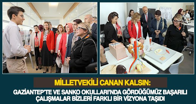 TBMM–KEFEK’ten SANKO Okulları’na ziyaret