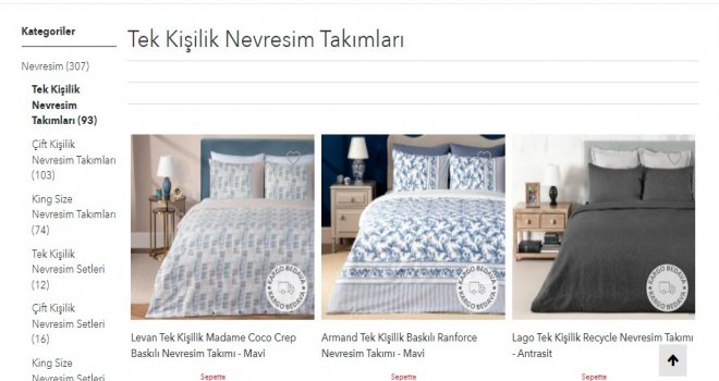 Tek Kişilik Nevresim Takımı Kullanışlı Ürünler