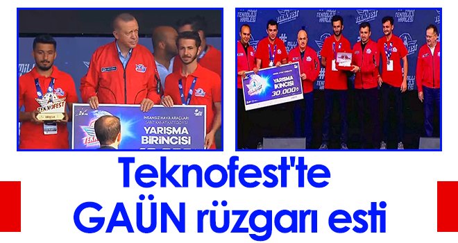 Teknofest'te GAÜN rüzgarı esti