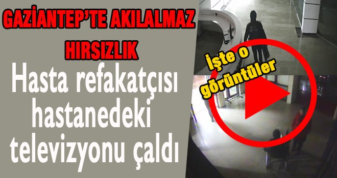 Televizyonunu çaldığı hastanede tedavi olan hırsızın aracını soydular