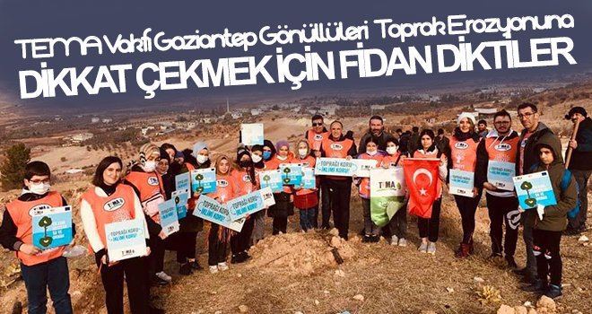 Tema Vakfı Gönüllüleri Fidanları Toprakla Buluşturdu