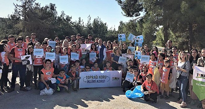 TEMA Vakfı gönüllüleri ormanları temizlemeye kararlı