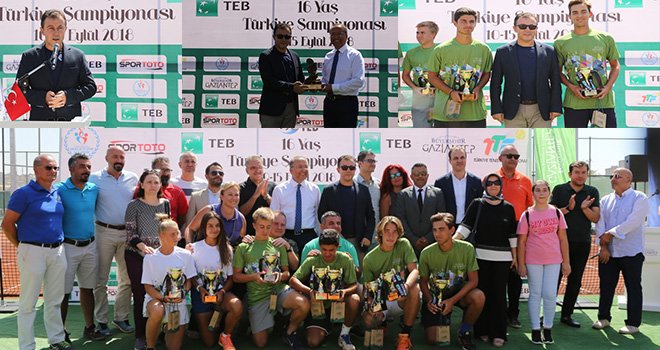 Tenis Turnuvasında şampiyonlar belli oldu 