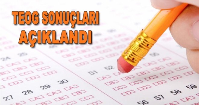 TEOG sonuçları açıklandı