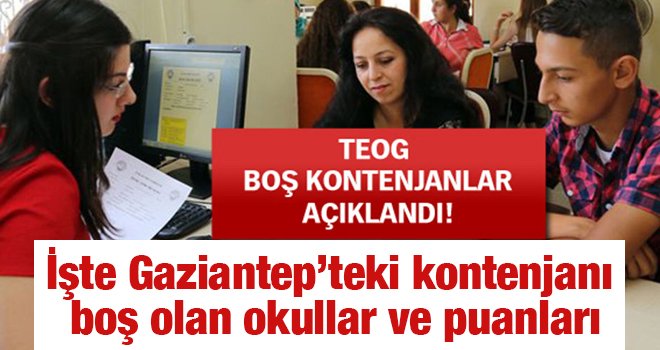 TEOG'da yerleşemeyen öğrencilere müjde! İşte liste