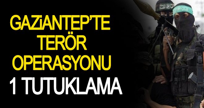Terör operasyonu! 1 tutuklama