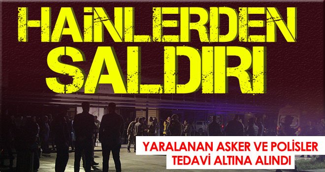 Teröristlerin bulunduğu bölge yoğun ateş altına alındı