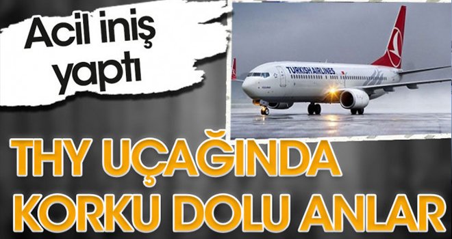 THY uçağı Ankara'ya acil iniş yaptı 