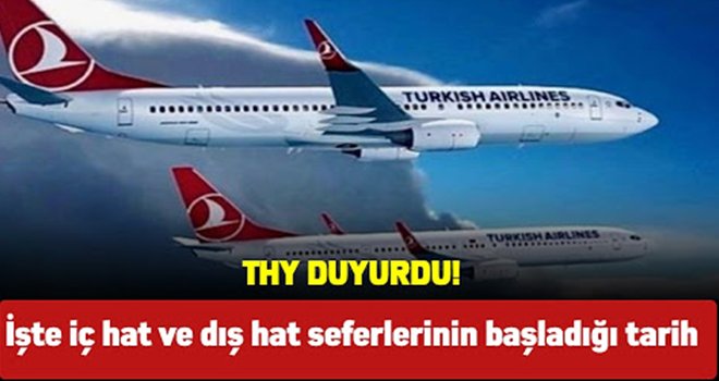 THY'de duyurdu! Tarihler belli oldu