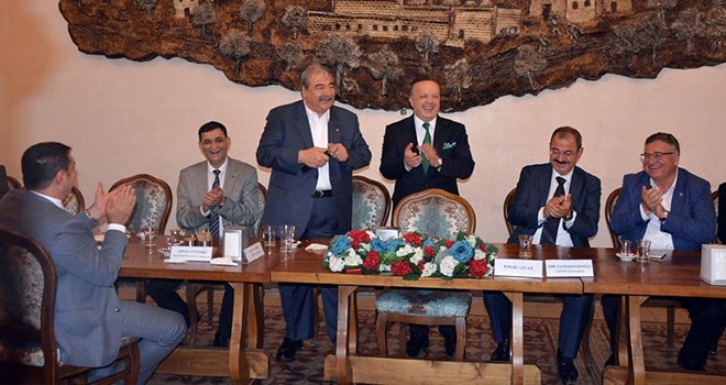 TİM başkan adayı İsmail Gülle Gaziantep'te 