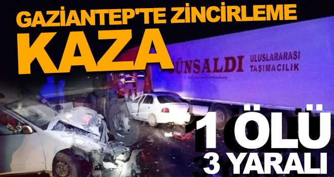TIR ile otomobilin karıştığı kazada, 1 kişi öldü, 3 kişi yaralandı