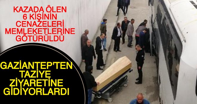 TIR'a çarpan minibüste 6 kişi hayatını kaybetti