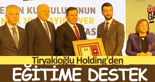 Tiryaki’den 2 okul...