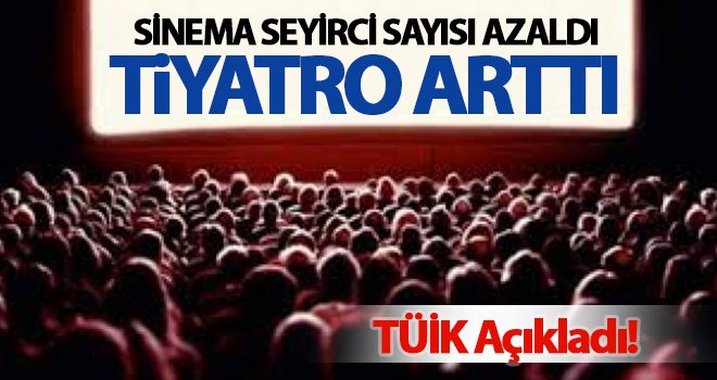 Tiyatro seyirci sayısı %11,9 arttı