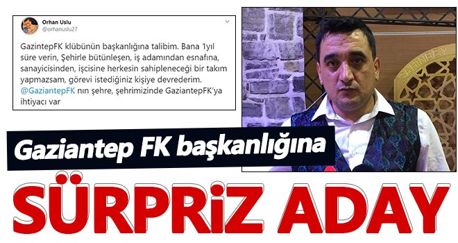Tiyatrocu Orhan Uslu adaylığını açıkladı!