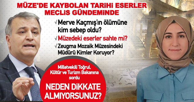 Toğrul, Bakan Ersoy'a Arkeolog Merve'nin ölümünü sordu