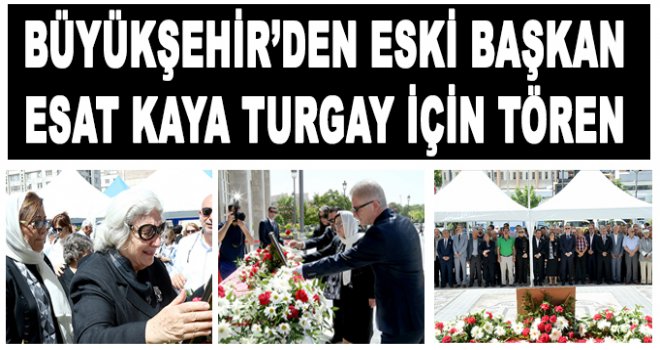 Tören'e çok sayıda belediye çalışanı katıldı