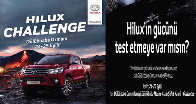 Toyota Hilux rüzgârı Gaziantep’te esecek…