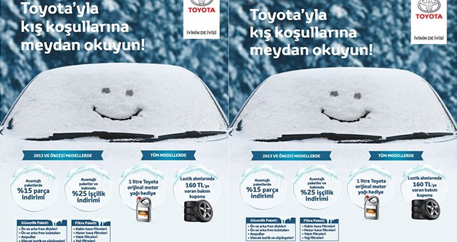 Toyota Muhittinoğlu'nda “Kış Servis Günleri”