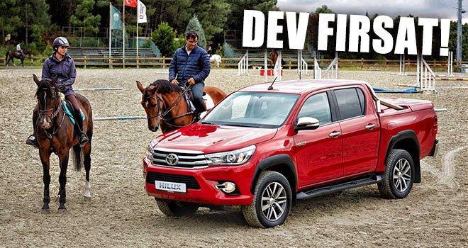Toyota Plaza Muhittinoğlu'ndan Hilux için büyük fırsat
